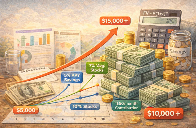 How Much Will $5,000 Grow in 10 Years