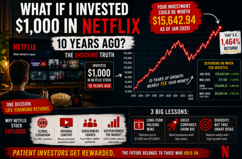 Investing in Netflix - 10 Years of Growth