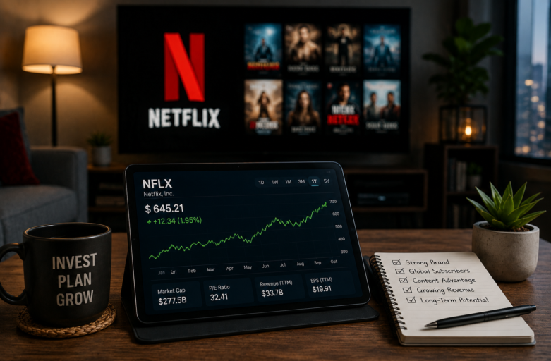Investing at home with Netflix vibes
